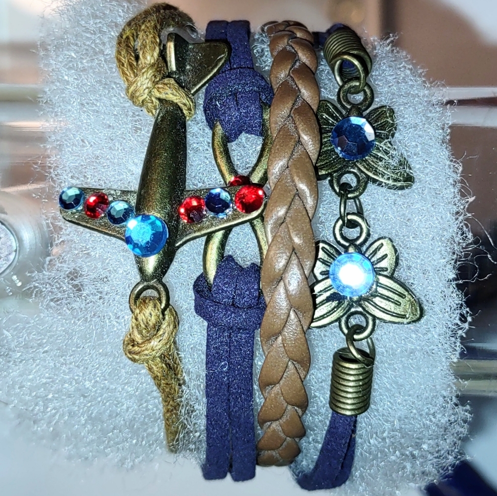 Aviation Friendship Infinity Bracelet - Picture 4 of 11